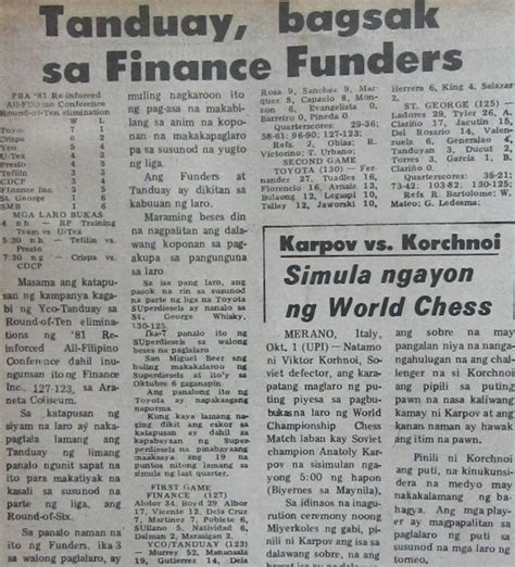 Articles in Tagalog.